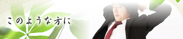 このような方に